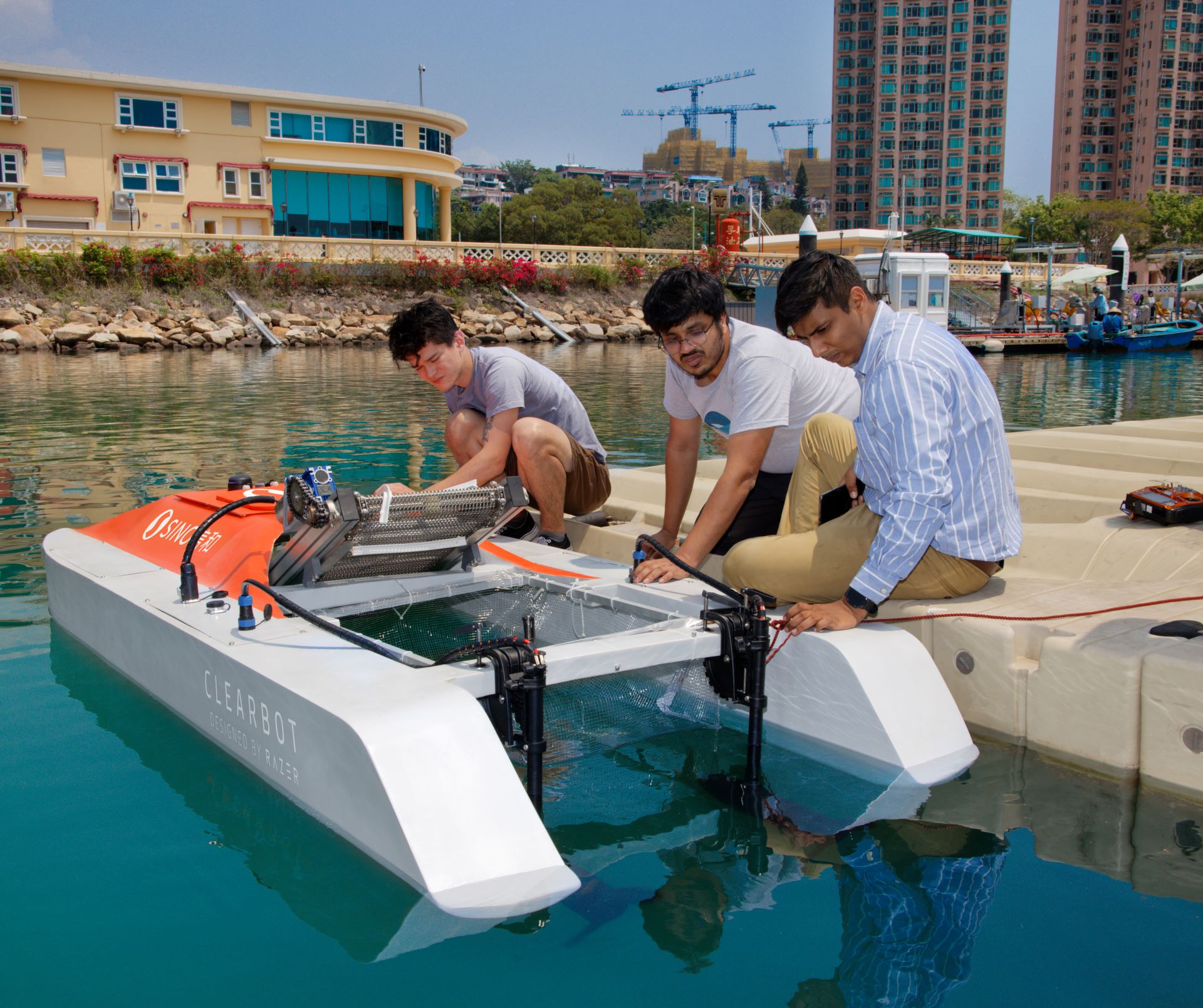 These Robot Boats are Cleaning up Asia Waterways